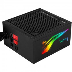 Fuente de Alimentación Aerocool LUX RGB 550M/ 550W/ Ventilador 12cm/ 80 Plus Bronze Fuente de Alimentación Aerocool LUX RGB 550M/ 550W/ Ventilador 12cm/ 80 Plus Bronze