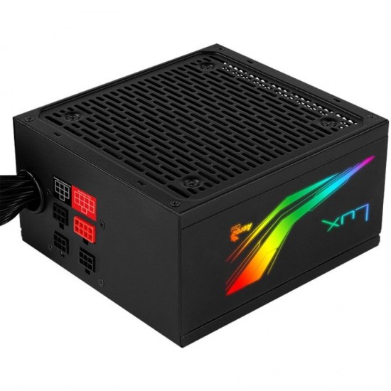 Fuente de alimentación aerocool lux rgb 550m/ 550w/ ventilador 12cm/ 80 plus bronze Fuente de alimentación aerocool lux rgb 550m/ 550w/ ventilador 12cm/ 80 plus bronze
