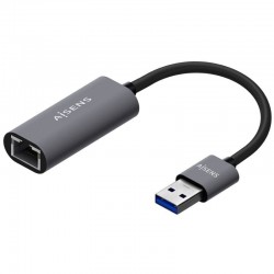 Adaptador USB 3.0 - RJ45 Aisens A106-0708/ 1000Mbps