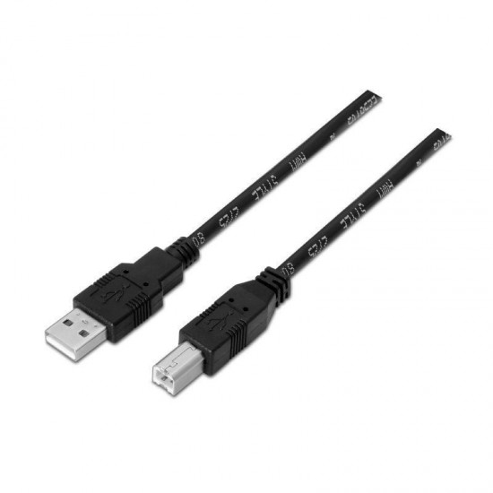 Cable usb 2.0 impresora aisens a101-0008/ usb tipo-b macho - usb macho/ 4.5m/ negro Cable usb 2.0 impresora aisens a101-0008/ usb tipo-b macho - usb macho/ 4.5m/ negro