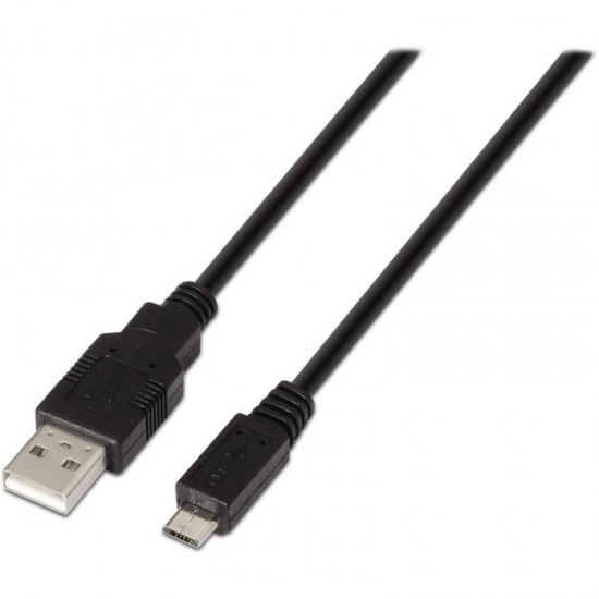 Cable usb 2.0 aisens a101-0027/ usb macho - microusb macho/ 480mbps/ 80cm/ negro Cable usb 2.0 aisens a101-0027/ usb macho - microusb macho/ 480mbps/ 80cm/ negro