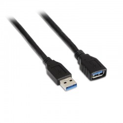 Cable Alargador USB 3.0 Aisens A105-0041/ USB Macho - USB Hembra/ Hasta 9W/ 625Mbps/ 1m/ Negro Cable Alargador USB 3.0 Aisens A105-0041/ USB Macho - USB Hembra/ Hasta 9W/ 625Mbps/ 1m/ Negro