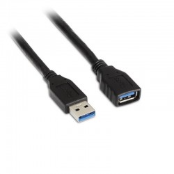 Cable Alargador USB 3.0 Aisens A105-0042/ USB Macho - USB Hembra/ Hasta 9W/ 625Mbps/ 2m/ Negro Cable Alargador USB 3.0 Aisens A105-0042/ USB Macho - USB Hembra/ Hasta 9W/ 625Mbps/ 2m/ Negro