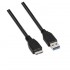 Cable USB 3.0 Aisens A105-0043/ USB Macho - MicroUSB Macho/ Hasta 9W/ 625Mbps/ 1m/ Negro