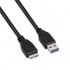 Cable USB 3.0 Aisens A105-0044/ USB Macho - MicroUSB Macho/ 5Gbps/ 2m/ Negro