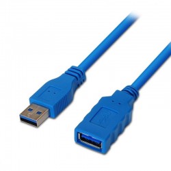 Cable Alargador USB 3.0 Aisens A105-0045/ USB Macho - USB Hembra/ Hasta 9W/ 625Mbps/ 1m / Azul Cable Alargador USB 3.0 Aisens A105-0045/ USB Macho - USB Hembra/ Hasta 9W/ 625Mbps/ 1m / Azul