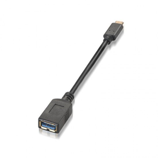 Cable usb 3.1 tipo-c aisens a107-0062/ usb tipo-c macho - usb hembra/ 5gbps/ 15cm/ negro Cable usb 3.1 tipo-c aisens a107-0062/ usb tipo-c macho - usb hembra/ 5gbps/ 15cm/ negro
