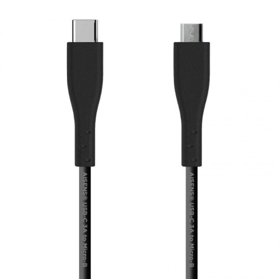 Cable usb 2.0 aisens a107-0349/ usb tipo-c macho - microusb macho/ 480mbps/ 1m/ negro Cable usb 2.0 aisens a107-0349/ usb tipo-c macho - microusb macho/ 480mbps/ 1m/ negro
