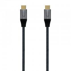 Cable USB 3.2 Tipo-C Aisens A107-0672 20GBPS 100W/ USB Tipo-C Macho - USB Tipo-C Macho/ Hasta 100W/ 20Gbps/ 1.5m/ Gris Cable USB 3.2 Tipo-C Aisens A107-0672 20GBPS 100W/ USB Tipo-C Macho - USB Tipo-C Macho/ Hasta 100W/ 20Gbps/ 1.5m/ Gris
