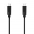 Cable USB 3.2 Tipo-C Aisens A107-0707 5GBPS 3A 60W/ USB Tipo-C Macho - USB Tipo-C Macho/ Hasta 60W/ 5Gbps/ 5m/ Negro