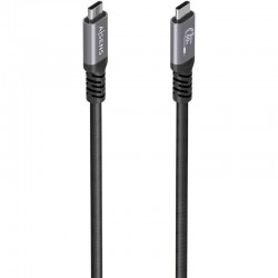 Cable USB 3.2 Tipo-C Aisens  A107-0991/ USB Tipo-C Macho - USB Tipo-C Macho/ Hasta 60W/ 5Gbps/ 7m/ Negro