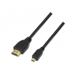 Cable Micro HDMI Aisens A119-0117/ HDMI Macho - Micro HDMI Macho/ Hasta 10W/ 720Mbps/ 1.8m/ Negro Cable Micro HDMI Aisens A119-0117/ HDMI Macho - Micro HDMI Macho/ Hasta 10W/ 720Mbps/ 1.8m/ Negro