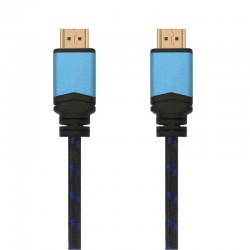 Cable HDMI 2.0 4K Aisens A120-0356 V2/ HDMI Macho - HDMI Macho/ 1m/ Negro/ Azul Cable HDMI 2.0 4K Aisens A120-0356 V2/ HDMI Macho - HDMI Macho/ 1m/ Negro/ Azul
