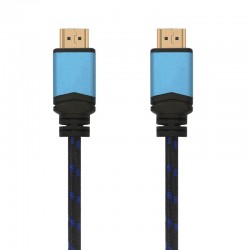Cable HDMI 2.0 4K Aisens A120-0358/ HDMI Macho - HDMI Macho/ 3m/ Negro/ Azul Cable HDMI 2.0 4K Aisens A120-0358/ HDMI Macho - HDMI Macho/ 3m/ Negro/ Azul