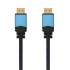 Cable HDMI 2.0 4K Aisens A120-0360/ HDMI Macho - HDMI Macho/ 10m/ Negro y Azul