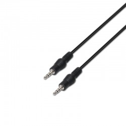 Cable Estéreo Aisens A128-0144/ Jack 3.5 Macho - Jack 3.5 Macho/ Hasta 0.1W/ 10m/ Negro Cable Estéreo Aisens A128-0144/ Jack 3.5 Macho - Jack 3.5 Macho/ Hasta 0.1W/ 10m/ Negro