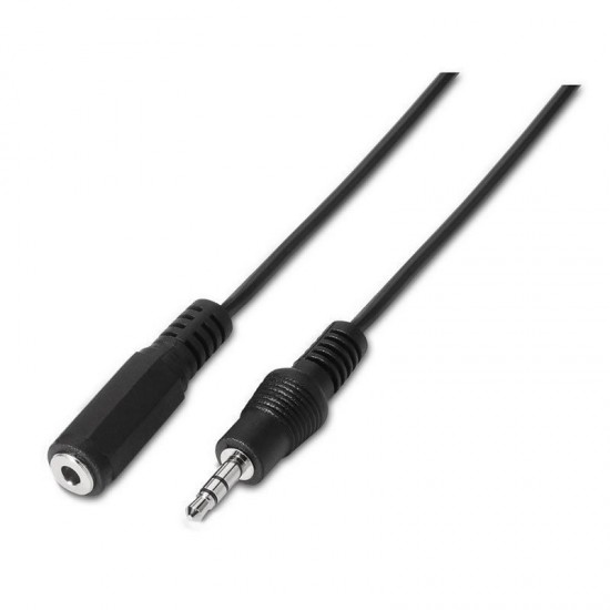 Cable estéreo aisens a128-0145/ jack 3.5 macho - jack 3.5 hembra/ hasta 0.1w/ 1.5m/ negro Cable estéreo aisens a128-0145/ jack 3.5 macho - jack 3.5 hembra/ hasta 0.1w/ 1.5m/ negro