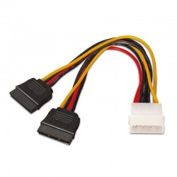 Cable Duplicador de Alimentación Aisens A131-0161/ Molex 4 PIN Macho - 2x SATA Hembra/ Hasta 54W/ 20cm Cable Duplicador de Alimentación Aisens A131-0161/ Molex 4 PIN Macho - 2x SATA Hembra/ Hasta 54W/ 20cm