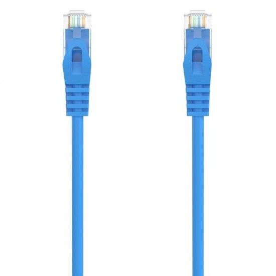 Cable de red rj45 awg24 utp aisens a145-0574 cat.6a/ lszh/ 1.5m/ azul