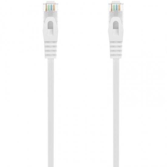 Cable de red rj45 awg24 utp aisens a145-0595 cat.6a/ lszh/ 1.5m/ blanco