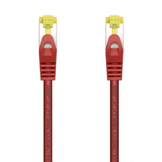 Cable de red rj45 sftp aisens a146-0468 cat.7/ 25cm/ rojo Cable de red rj45 sftp aisens a146-0468 cat.7/ 25cm/ rojo