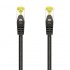 Cable de Red RJ45 SFTP Aisens A146-0485 Cat.7/ 50cm/ Negro