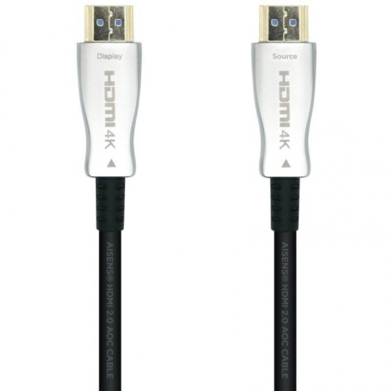 Cable hdmi 2.0 aoc 4k aisens a148-0379/ hdmi macho - hdmi macho/ 30m/ negro