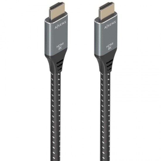 Cable hdmi 2.1 8k aisens a150-0877/ hdmi macho - hdmi macho/ 7m/ gris y negro Cable hdmi 2.1 8k aisens a150-0877/ hdmi macho - hdmi macho/ 7m/ gris y negro