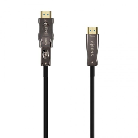 Cable hdmi 2.1 aoc 8k desmontable aisens a153-0644/ hdmi macho / d macho - hdmi macho/ 15m/ negro
