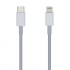 Cable USB Tipo-C 2.0 Lightning Aisens A102-0443/ Lightning Macho - USB Tipo-C Macho/ 480Mbps/ 2m/ Blanco