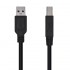 Cable USB 3.0 Impresora Aisens A105-0445/ USB Tipo-B Macho - USB Macho/ 5Gbps/ 3m/ Negro