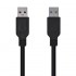 Cable USB 3.0 Aisens A105-0447/ USB Macho - USB Macho/ 5Gbps/ 2m/ Negro