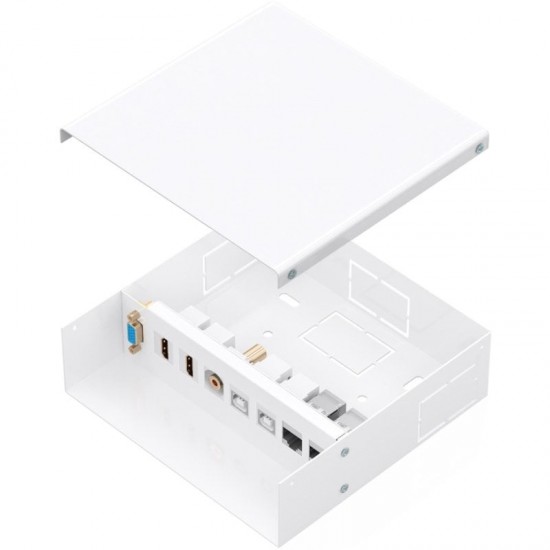 Caja de conexiones aisens a127-1031/ vga - 2x hdmi - jack 3.5 - 2x usb-b - 2x rj45 Caja de conexiones aisens a127-1031/ vga - 2x hdmi - jack 3.5 - 2x usb-b - 2x rj45