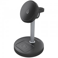 Base de carga Inalámbrica Aisens ASCH-15W3WC066-BK/ 15W/ Negro