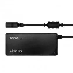 Cargador de Portátil Aisens ASLC-65WAUTO-BK/ 65W/ 1xUSB QC3.0/ Automático/ 9 Conectores/ Voltaje 18.5-20V Cargador de Portátil Aisens ASLC-65WAUTO-BK/ 65W/ 1xUSB QC3.0/ Automático/ 9 Conectores/ Voltaje 18.5-20V