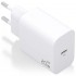 Cargador de Pared GaN Aisens A110-0938/ 1xUSB Tipo-C/ 20W/ Blanco