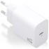 Cargador de Pared GaN Aisens A110-0940/ 1xUSB Tipo-C/ 30W/ Blanco