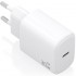 Cargador de Pared GaN Aisens A110-0975/ 1xUSB Tipo-C/ 30W/ Blanco