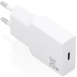 Cargador de Pared GaN Aisens A110-0997/ 1xUSB Tipo-C/ 20W/ Blanco