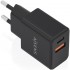 Cargador de Pared GaN Aisens A110-1026/ 1xUSB Tipo-C/ 1xUSB/ 20W/ Negro