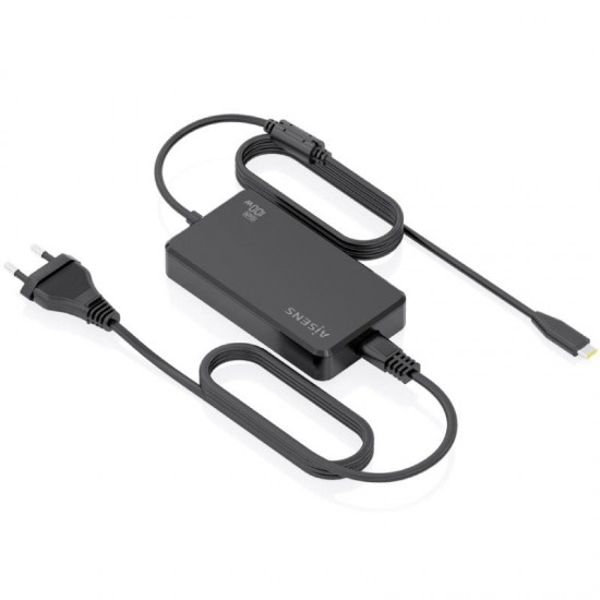 Cargador sobremesa gan aisens asch-1pd100d070-bk/ 1xusb tipo-c/ 100w Cargador sobremesa gan aisens asch-1pd100d070-bk/ 1xusb tipo-c/ 100w