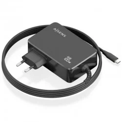 Cargador de Portátil GaN Aisens ASCH-1PD100WL50-BK USB Tipo-C/ 100W/ Automático/ Voltaje 5-20V Cargador de Portátil GaN Aisens ASCH-1PD100WL50-BK USB Tipo-C/ 100W/ Automático/ Voltaje 5-20V