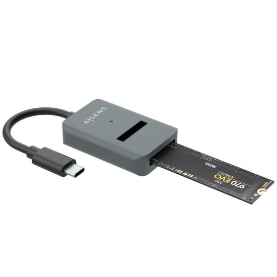 Dock usb tipo-c para ssd m2 sata/nvme aisens asuc-m2d012-gr/ gris Dock usb tipo-c para ssd m2 sata/nvme aisens asuc-m2d012-gr/ gris