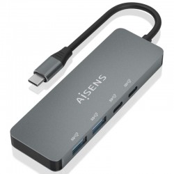 Hub USB Tipo-C Aisens A109-0694/ 2xUSB/ 2xUSB Tipo-C/ Gris Hub USB Tipo-C Aisens A109-0694/ 2xUSB/ 2xUSB Tipo-C/ Gris