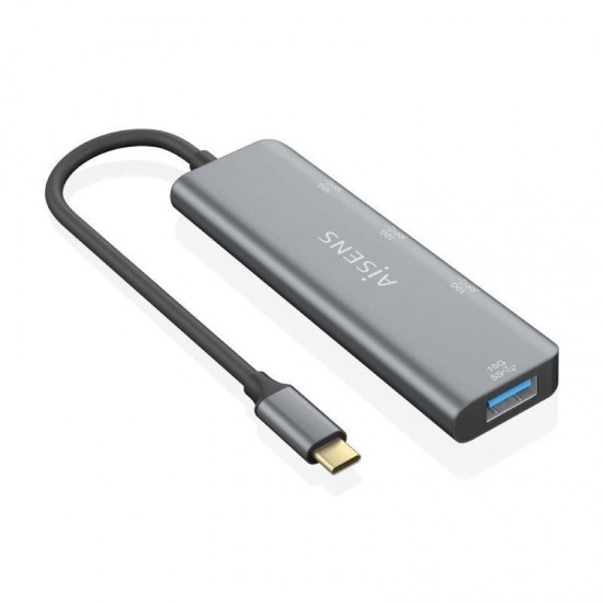Hub usb tipo-c aisens a109-0764/ 3xusb/ 1xusb tipo-c/ gris Hub usb tipo-c aisens a109-0764/ 3xusb/ 1xusb tipo-c/ gris
