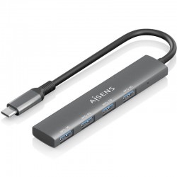 Hub USB Tipo-C 3.0 Aisens A106-0540/ 4xUSB