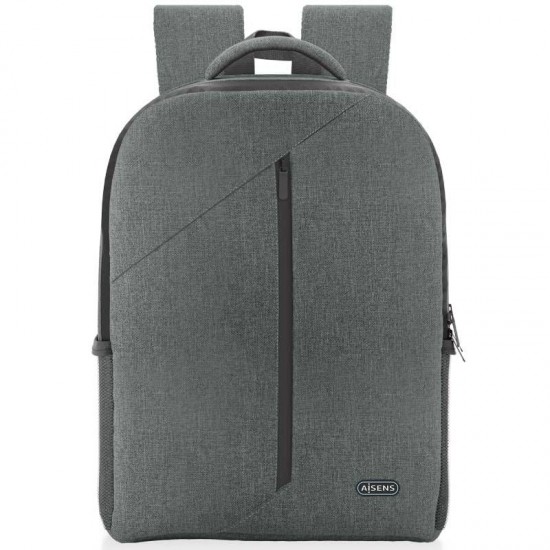 Mochila aisens premium asbg-bp084-gr para portátiles hasta 15.6'/ gris