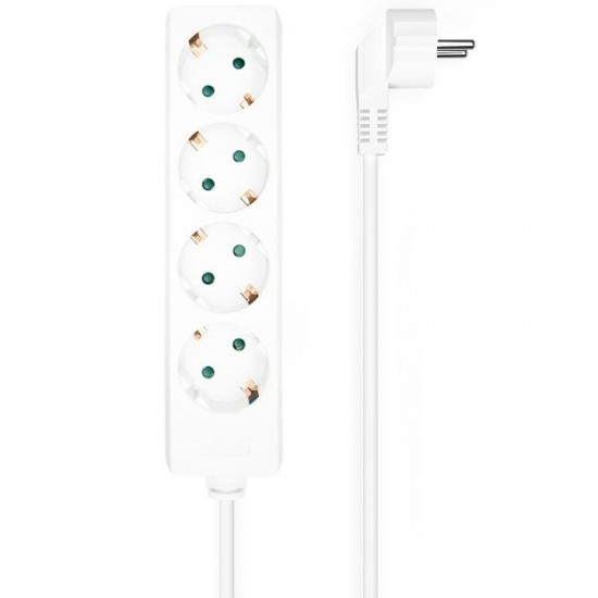 Regleta aisens a154-0533/ 4 tomas de corriente/ cable 1.4m/ blanco Regleta aisens a154-0533/ 4 tomas de corriente/ cable 1.4m/ blanco