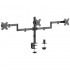 Soporte de Mesa para 3 Monitores Aisens DT27TSR-281/ Giratorio/ Inclinable/ hasta 10kg