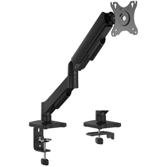 Soporte de mesa con contrapeso para monitor aisens dt32tsr-355/ giratorio/ inclinable/ hasta 9kg